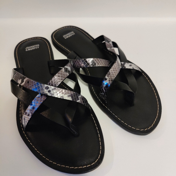 Johnson & Murphy Leather Sandals - Picture 1 of 6